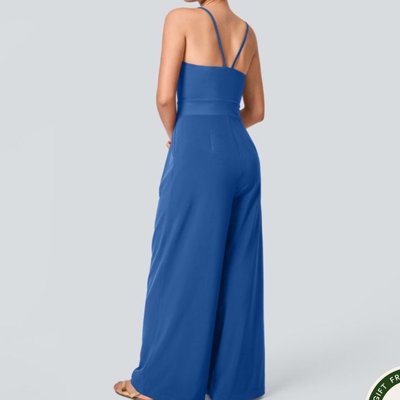 HALARA Vibrant Blue Jumpsuit NWT - Picture 7 of 7